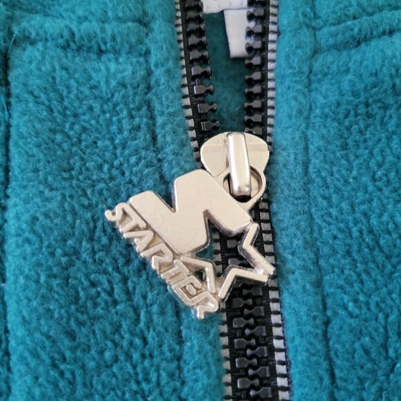 Starter Miami Dolphins NFL Pro Line Fleece Pullover Jacket L Half Zip Embroidere - Picture 2 of 10